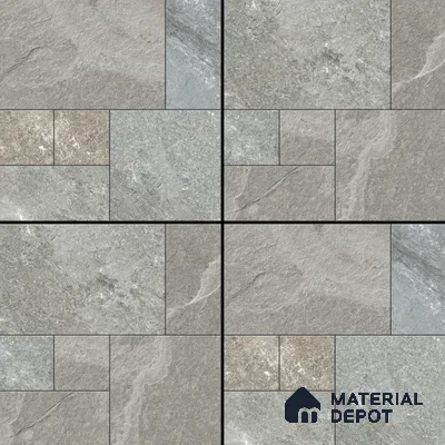 Stone Look Tile TL 11625 Natural Stone 16 x 16 inch Matte Vitrified Tile - 12 mm