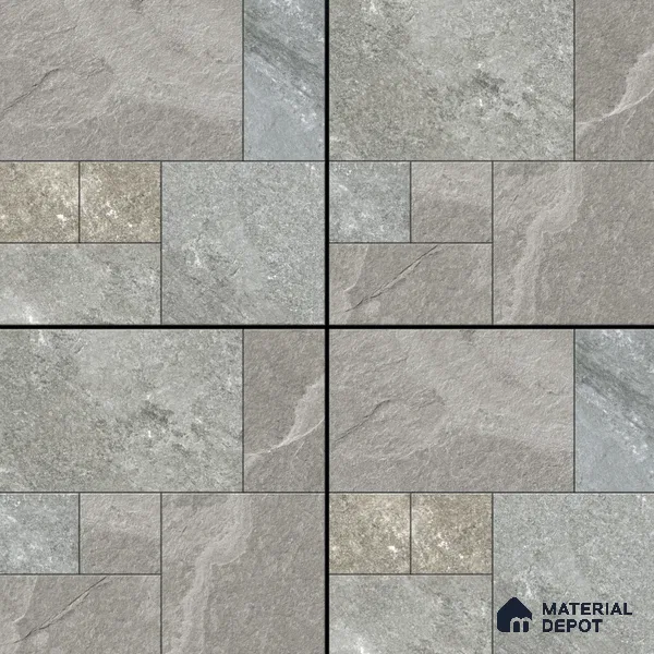 Stone Look Tile TL 11625 Natural Stone 16 x 16 inch Matte Vitrified Tile - 12 mm