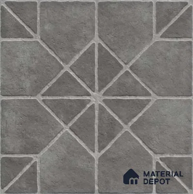 Stone Look Tile TL 11558 Domo Gris 16 x 16 inch Matte Vitrified Tile - 12 mm