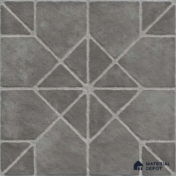 Stone Look Tile TL 11558 Domo Gris 16 x 16 inch Matte Vitrified Tile - 12 mm