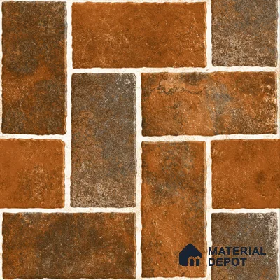 Brick Look Tile TL 11618 Brick Cotto 16 x 16 inch Matte Vitrified Tile - 12 mm