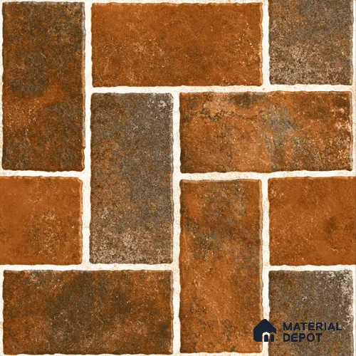 Brick Look Tile TL 11618 Brick Cotto 16 x 16 inch Matte Vitrified Tile - 12 mm
