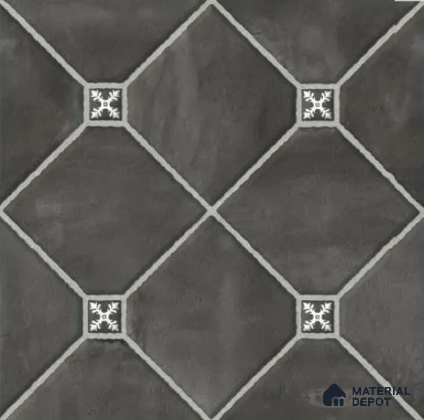 Stone Look Tile TL 11563 Polar Nero 16 x 16 inch Matte Vitrified Tile - 12 mm