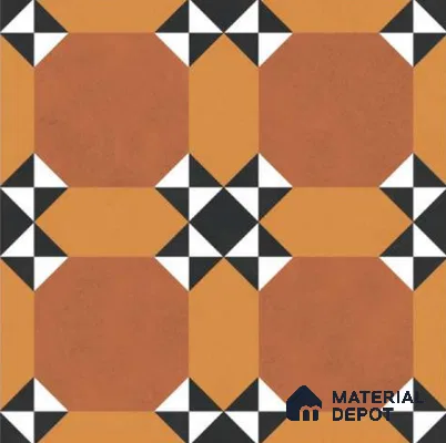 Moroccan Look Tile TL 11559 Harden-A 16 x 16 inch Matte Vitrified Tile - 12 mm