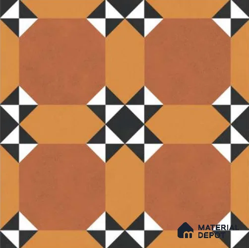 Moroccan Look Tile TL 11559 Harden-A 16 x 16 inch Matte Vitrified Tile - 12 mm