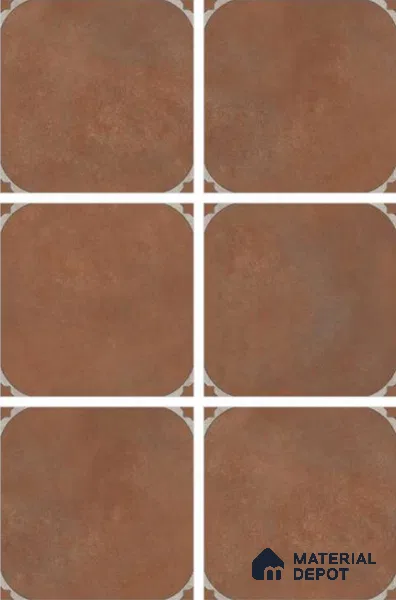 Plain Look Tile TL 11560 Mars Cotto 16 x 16 inch Matte Vitrified Tile - 12 mm