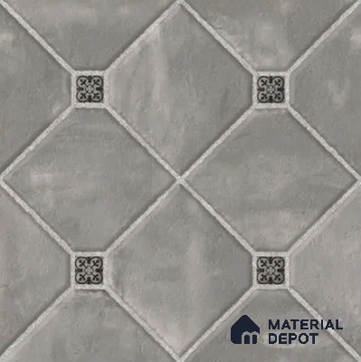 Stone Look Tile TL 11562 Polar Gris 16 x 16 inch Matte Vitrified Tile - 12 mm