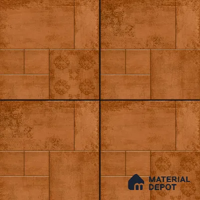 Patterned Look Tile TL 11628 Scorro Metal 16 x 16 inch Matte Vitrified Tile - 12 mm