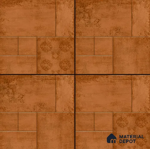 Patterned Look Tile TL 11628 Scorro Metal 16 x 16 inch Matte Vitrified Tile - 12 mm