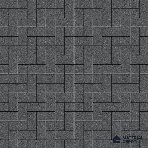Stone Brick Look Tile TL 11621 Cambria Plush 16 x 16 inch Matte Vitrified Tile - 12 mm