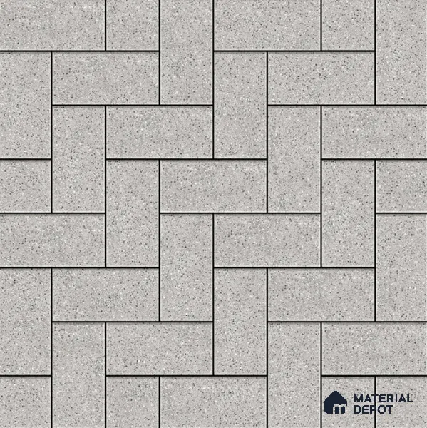 Stone Brick Look Tile TL 11619 Cambria Dove 16 x 16 inch Matte Vitrified Tile - 12 mm