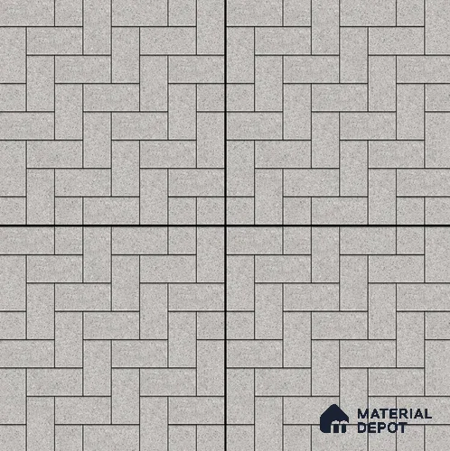 Stone Brick Look Tile TL 11619 Cambria Dove 16 x 16 inch Matte Vitrified Tile - 12 mm