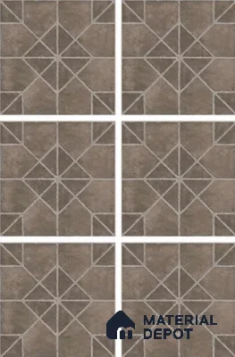 Stone Look Tile TL 11555 Domo Mocha 16 x 16 inch Matte Vitrified Tile - 12 mm