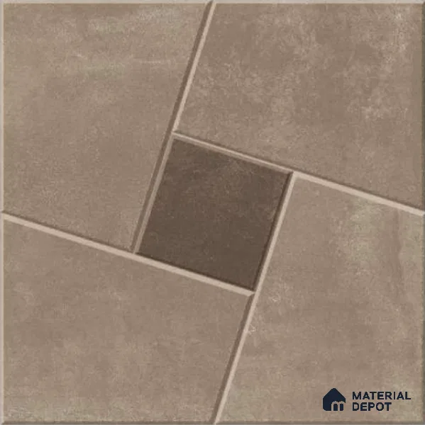 Stone Look Tile TL 11552 Delfos Latte 16 x 16 inch Matte Vitrified Tile - 12 mm