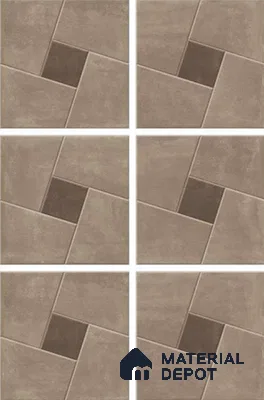 Stone Look Tile TL 11552 Delfos Latte 16 x 16 inch Matte Vitrified Tile - 12 mm