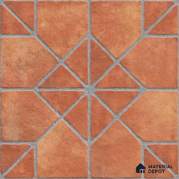 Stone Look Tile TL 11556 Domo Cotto 16 x 16 inch Matte Vitrified Tile - 12 mm