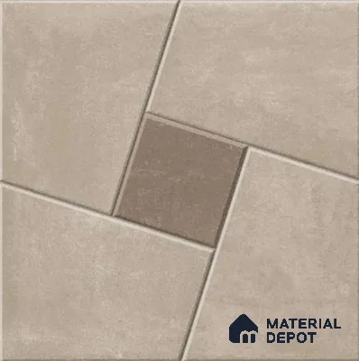 Stone Look Tile TL 11551 Delfos Clay 16 x 16 inch Matte Vitrified Tile - 12 mm