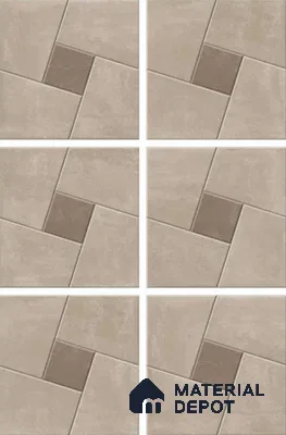 Stone Look Tile TL 11551 Delfos Clay 16 x 16 inch Matte Vitrified Tile - 12 mm