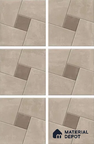 Stone Look Tile TL 11551 Delfos Clay 16 x 16 inch Matte Vitrified Tile - 12 mm