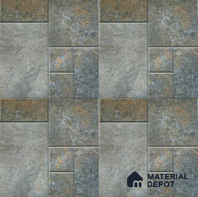 Patterned Look Tile TL 11631 Dust Verde 16 x 16 inch Matte Vitrified Tile - 12 mm