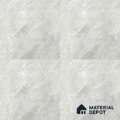 Stone Floor Tile TL 11612 Grevito Silver 2 ft x 2 ft Matte Finish Anti Skid Vitrified Tile - 12 mm | Suitable for Balcony, Terrace & Coutyard