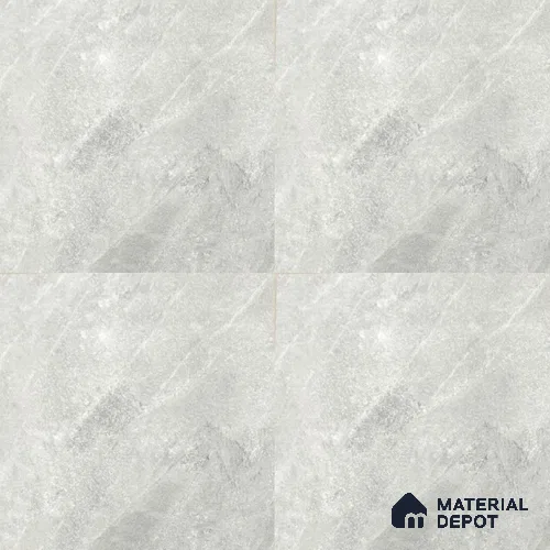 Stone Floor Tile TL 11612 Grevito Silver 2 ft x 2 ft Matte Finish Anti Skid Outdoor Parking Vitrified Tile - 12 mm  | Suitable for Parking, Balcony, Terrace & Coutyard