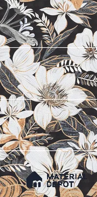 Mosaic Look Poster Wall Tile TL 12379 Poster 09  4 ft x 2 ft Gloster Finish Vitrified - 9 mm | Suitable For  Living Room, Bedroom & Office | 1 Box Contains 4 Piece Packing