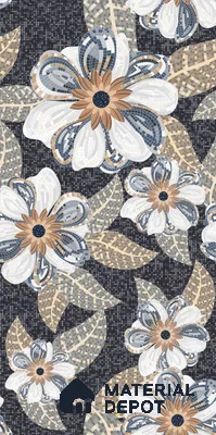 Mosaic Look Poster Wall Tile TL 12380 Poster 08  4 ft x 2 ft Gloster Finish Vitrified - 9 mm | Suitable For  Living Room, Bedroom & Office | 1 Box Contains 4 Piece Packing