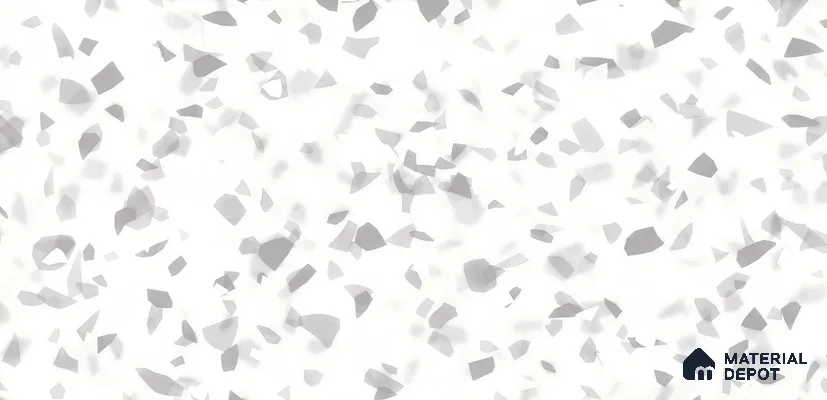 Terrazzo Look Tile TL 11532 CR Super Tarrazzo White 4 ft x 2 ft Carving Matte Vitrified Tile - 9 mm