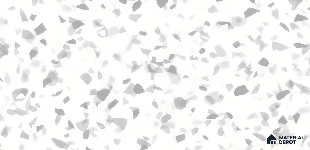 Terrazzo Look Tile TL 11532 CR Super Tarrazzo White 4 ft x 2 ft Carving Matte Vitrified Tile - 9 mm