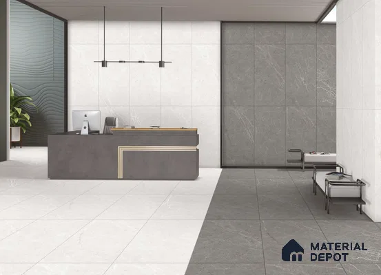 Marble Look Tile TL 11581 CR Celino White 4 ft x 2 ft Carving Matte Vitrified Tile - 9 mm