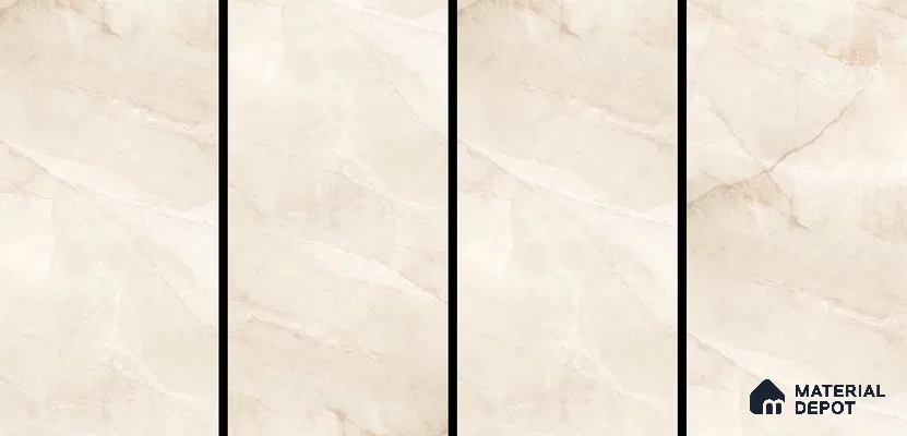 Marble Look Tile TL 11610 GS GL 2009 4 ft x 2 ft Glossy Vitrified Tile - 9 mm