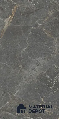 Marble Look Tile TL 11587 CR El Moreso Nero 4 ft x 2 ft Carving Matte Vitrified Tile - 9 mm