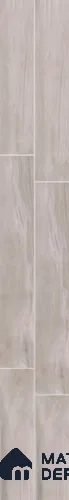 Wood Look Tile TL 11600 Tropical Decor Silver 4 ft x 8 inch Carving Matte Vitrified Tile - 9 mm