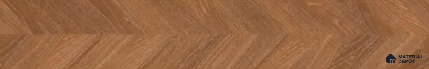 Wood Look Tile TL 11593 Benito Wood Brown 4 ft x 8 inch Carving Matte Vitrified Tile - 9 mm