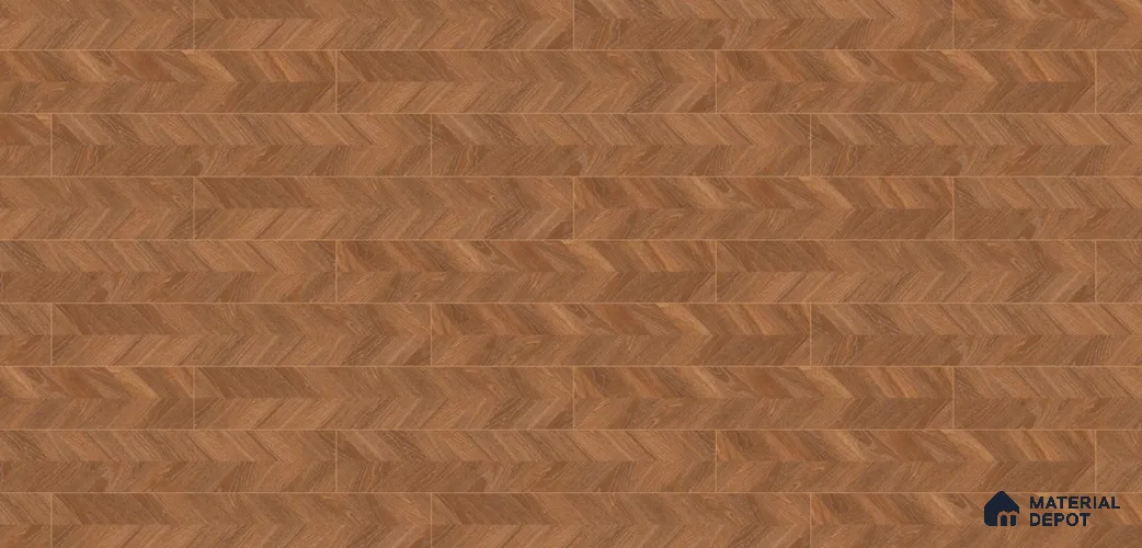 Wood Look Tile TL 11593 Benito Wood Brown 4 ft x 8 inch Carving Matte Vitrified Tile - 9 mm