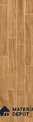 Wood Look Tile TL 11596 Kao Wood Brown 4 ft x 8 inch Matte Vitrified Tile - 9 mm