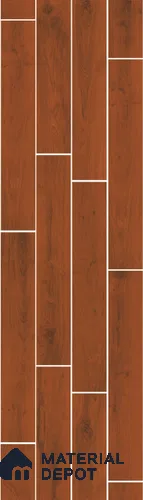 Wood Look Tile TL 11594 Dahoma Wood Rose 4 ft x 8 inch Matte Vitrified Tile - 9 mm