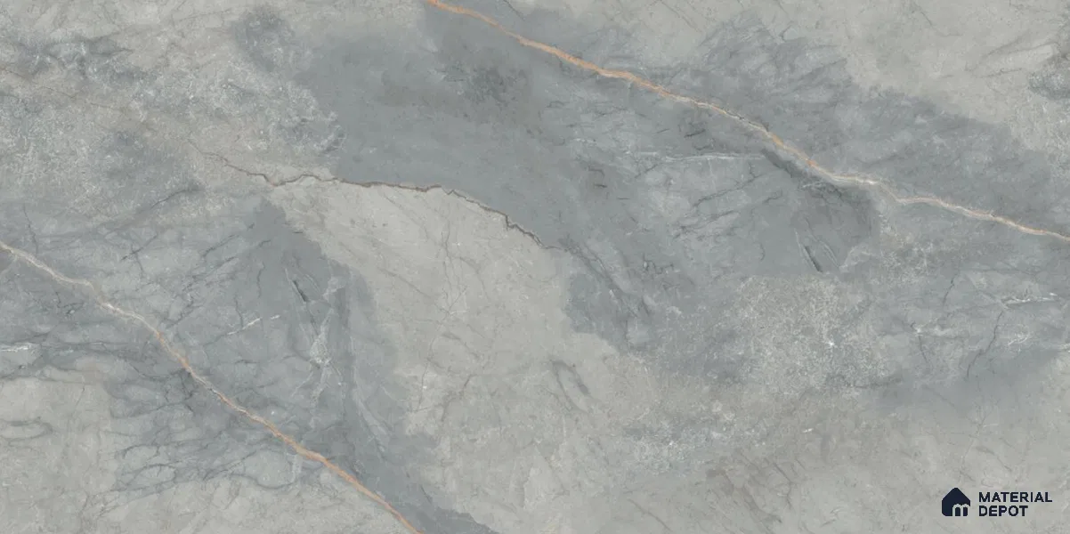 Endless Marble Look Tile TL 11591 Avila Gris 5.2 ft x 2.6 ft Carving Matte Vitrified Tile - 9 mm)