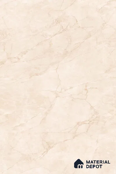 TL 11543 Vintage Crema Endless 6 ft x 4 ft Glossy Vitrified Tile - 15 mm | Adhesive and Spacers Must be Used During Installation