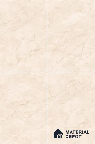 TL 11543 Vintage Crema Endless 6 ft x 4 ft Glossy Vitrified Tile - 15 mm | Adhesive and Spacers Must be Used During Installation