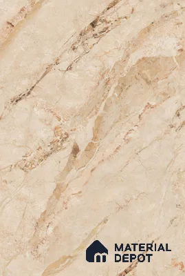 TL 11570 Endless Breccia Simless 6 ft x 4 ft Glossy Vitrified Tile - 10 mm | Adhesive and Spacers Must be Used During Installation