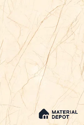 TL 11548 Oregon Crema Endless 6 ft x 4 ft Glossy Vitrified Tile - 15 mm | Adhesive and Spacers Must be Used During Installation