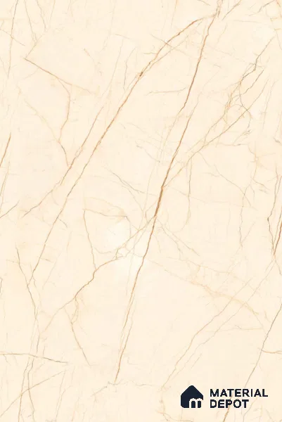 TL 11548 Oregon Crema Endless 6 ft x 4 ft Glossy Vitrified Tile - 15 mm | Adhesive and Spacers Must be Used During Installation