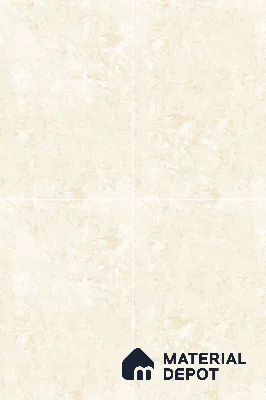TL 11541 Toledo Crema Endless 6 ft x 4 ft Glossy Vitrified Tile - 15 mm | Adhesive and Spacers Must be Used During Installation