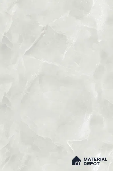 TL 11538 Onyx Gris Endless 6 ft x 4 ft Glossy Vitrified Tile - 15 mm | Adhesive and Spacers Must be Used During Installation