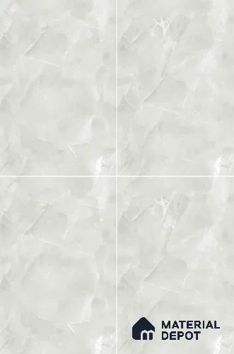 TL 11538 Onyx Gris Endless 6 ft x 4 ft Glossy Vitrified Tile - 15 mm | Adhesive and Spacers Must be Used During Installation