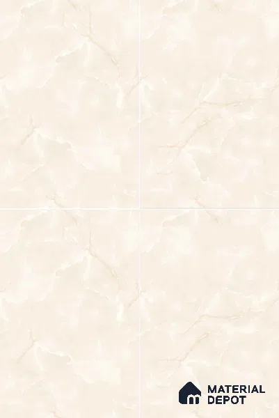 TL 11539 Onyx Pale Endless 6 ft x 4 ft Glossy Vitrified Tile - 15 mm | Adhesive and Spacers Must be Used During Installation