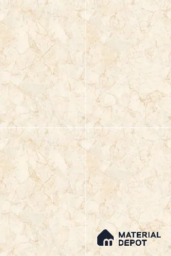 TL 11536 Almagro Beige Endless 6 ft x 4 ft Glossy Vitrified Tile - 15 mm | Adhesive and Spacers Must be Used During Installation