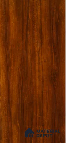 2278 Walnut Crust Woodgrain 8 ft x 4 ft PU Finish Fascia+ Exterior Cladding HPL Sheet - 6 mm